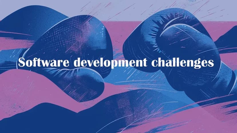 2 Boxing gloves mean software development challenges