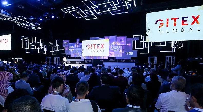 How many exhibitors are there in Gitex?